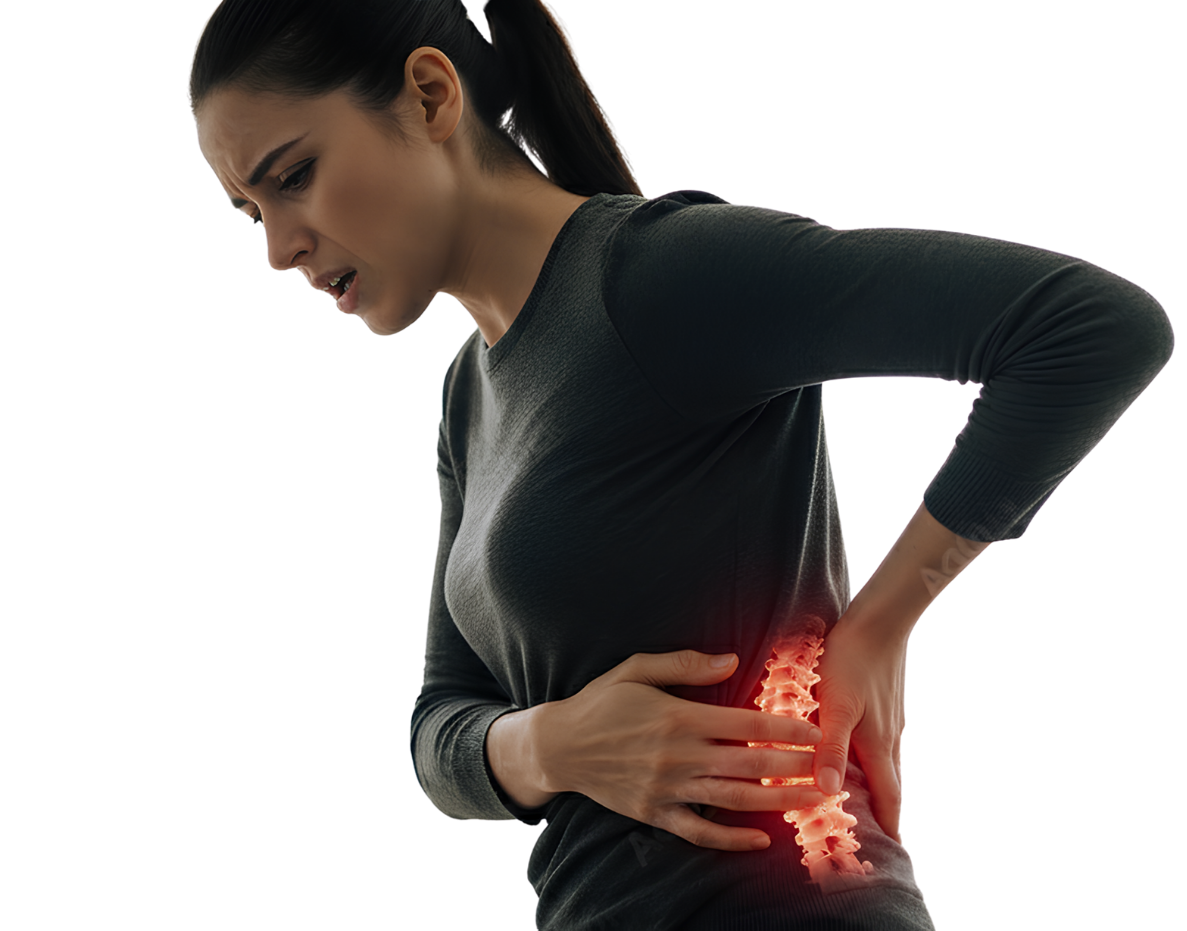 Paciente livre de dor após tratamento